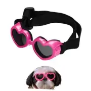 Dog Heart Shaped Goggles Wind-Resistant – Stylish Cute UV Protection pink