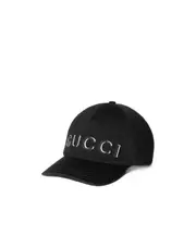 Gucci Embroidered Baseball Cap L,M black
