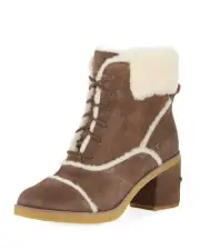 UGG Australia Esterly Brown Suede Lace Up Boots Size 11 US