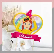 The Wiggles Cake Topper Emma Personalised Kids Party Decoration