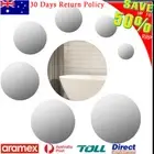 Frameless Circular Round Wall Mirror Dressing Room Bathroom Bedroom Decor Glass
