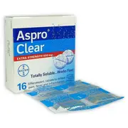 Aspro Clear Extra Strength Tab X 16