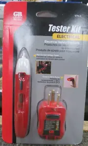 GB GARDNER BENDER GTK-2 ELECTRIC TESTER KIT VOLTAGE OUTLET GFCI NEW