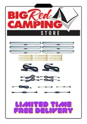 OZtrail 6 Bar LED Lighting Kit for Camping 4wd 4x4 12v Light DC