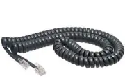 25 Cisco 12' Ft Exact Gray 7900 IP Series Phone Handset Coil Curly Cords Cables
