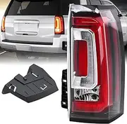 Tail Lights Assembly Compatible With GMC Yukon/Yukon XL Denali SLE SLT 2015 2016 2017 2018 2019 2020 Right Passenger Side LED Brake Turn Signal Rear Taillights With Bulb