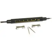2 Stainless Steel Watch Band Bracelet Ends 20mm & Spring Bar Watchmaker Tool