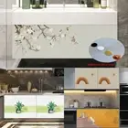 Waterproof Kitchen Cabinet Small Curtain Dustproof Cube Storage Shelving Decor