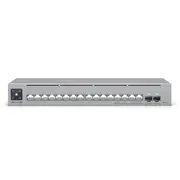 Ubiquiti UniFi USW Pro Max 16 Switch Layer 3 with Etherlighting 2.5 GbE - 4x 2.5 GbE RJ45 ports - 12x GbE RJ45 ports - 2x 10G SFP+ ports [USW-Pro-Max-16]