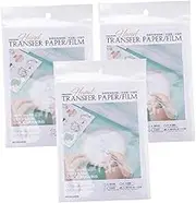 jojofuny 1Set Embroidery Transfer Papers Water Soluble Stabilizers for DIY Hand Sewing for Canvas Decorative Stitching Home Quilts and Repair Projects