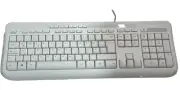 Microsoft 600 Wired Keyboard - QWERTY - German - White (IL/RT6-22177-ANB-0002...