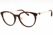 CHOPARD VCH331S 0714 Eyeglasses Shiny Havana Frame 53mm