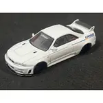 MINI GT KAIDO HOUSE 113 日產 NISSAN SKYLINE GT-R WORKS R33 白色