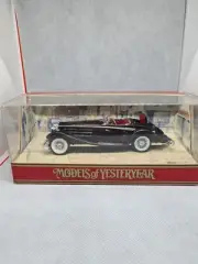 Matchbox Models of Yesteryear Y-20 Mercedes-Benz 540K 1938 Black Roadster New