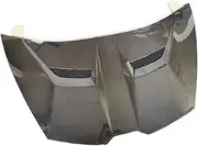 Dry Carbon Fiber V-Style Car Hood Body Kit Compatible for Lamborghini Huracan Lp610 Lp580 Body Kit(Dry Carbon Fiber)
