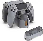 PS5 Controller Charging Station, Controller Charging Station for PlayStation 5, Dual Controller Simultaneous Charging with Charging Chip LED Charging Indicator, PS5 Charging Station with 2-3 Hours