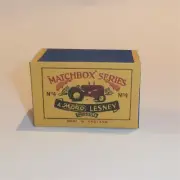 Matchbox Moko Lesney 4a Tractor A Style Repro Box