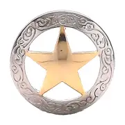 Texas Star Screwback Concho 1-1/8" 7461-01