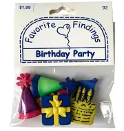Buttons BIRTHDAY PARTY Favorite Findings Assorted BDAY Pack Blumenthal Lansing