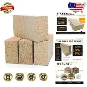 Pack of 4 Insulating Fire Bricks, 2500°F Heat Retention for Kitchens & Workshops