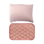 2pcs Pillow Cases Cooling Pillowcase Decorative Cushion Cover Breathable Cooling Pillow Covers-Pink