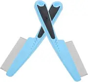 Baluue Fine Comb Brush for Dogs Cats Dandruff for Scalp Hair Comb for Men Women Boy Girl Stainless Steel Fine