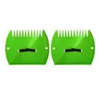 Ergonomic Leaf Collectors For Quick Yard Cleanup Plastic Shrub Rakes