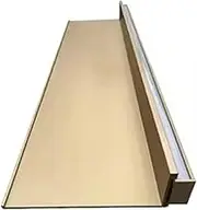 Floating Shelves，Display Shelves，Wall Shelves， Floating Wall Shelves, Aluminum Alloy Double-Sided Light-Emitting Shelves, Built-in Luminous LED Lights(Gold,80x15cm)