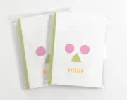 2 Writing Notebook School Small Plain Blank Drawing Paper GIFT10 Unique IN NB36