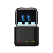 3-Slot Battery Charger Storage Charging Box w/ Indicator For GoPro Hero 9 10 b