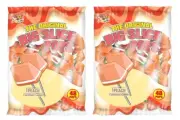 4x Bags Peach The Original Big Slice Pops ( 48 Lollipops Per Bag ) Free Shipping