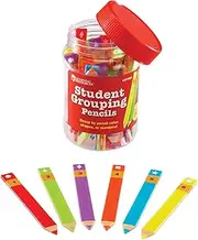 Learning Resources Student Grouping Pencils, Classroom Supplies, 6 Fun Colors, Set of 36 Pencils, Ages 3+