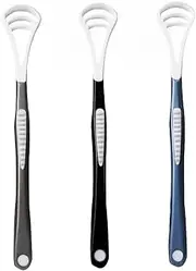 EOYVAIL Tongue Cleaner, Silicone Tongue Cleaning Brush, Tongue Scraper, Tongue Cleaner, Tongue Scraper, Keep Breath Clean (Pack of 3)