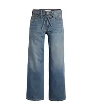 Levi's Wide Leg Tie Waist Jeans 24,25,26,27,28,29,30,31,32 Stop Flaxing