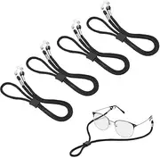 [NECA] Glasses Straps - 4PCS Sports Sunglasses Straps, Adjustable Eyeglass Straps for Men Women