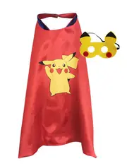 Kids Pikachu Cape Mask Costume