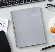 Blue Sky 2025 Calendar Planner Weekly New Year Fashion Light Gray