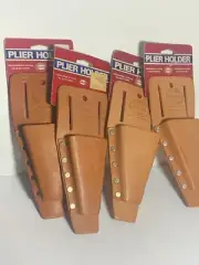 4 Vintage NOS Nicholas Leather plier tool holder