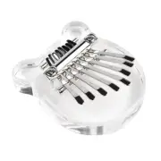 INITER 8 Key Mini Size Kalimba Acrylic Thumb Piano Gift Keyboard Instrument
