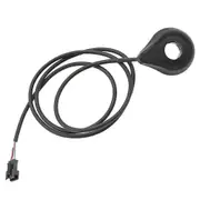 Electric Bike Pedal Assist Sensor - 12 Magnets - E-bike PAS System - Hall Assistant Speed Sensor Black