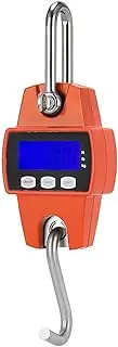 [Mbnvtxh] Mini Crane Scale Digital Crane Scale 500kg/0.1kg 20mm LCD Heavy Duty Hanging Hook Scale with Aluminum Case Handheld Portable Crane Scale with Hook for Farm Hunting Fishing Outdoor
