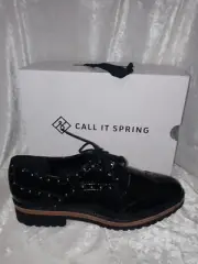Call it spring Aldo Cavotti wing tip VEGAN shoes Size-11 US black color