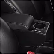 Box for Nissan for Terrano 3 2010-2018 Car Box Storage Box Parts Car Accessories Center Console(M1 red line 3USB)