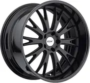 TSW MONACO Black Wheel with Painted Finish (22 x 10. inches /5 x 112 mm, 41 mm Offset)