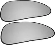 DONFAMDS 1Pair Car Window Sunshade UV Protection Mesh Blinds for Side Windows Sun Blocker Heat Reduction Fit for Various Car Models Comfortable Driving