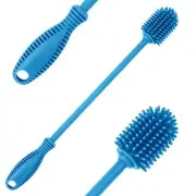 12.5 Inch Silicone Bottle Cleaning Brush with Long Handle for Baby Bottles Flask