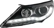 Car Styling Head Lamp Compatible For Kia Sportage Headlights 2011-2014 Sportage R LED Headlight LED DRL Bi Xenon Auto Accessories(Headlight Xenon)