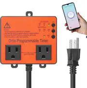 Wifi above Ground Pool Timer Switch, Ortis Smart Pool Timer with Smart Life App