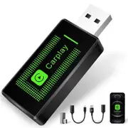 Wireless Carplay Adapter for iPhone,Upgrade USB CarPlay Wireless Stick,Easy Plug & Play,Compatible with Cars from 2016 & iPhone iOS 10+