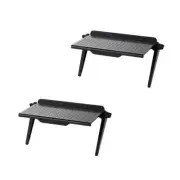 2 Pack 8.5 Inch TV Top Shelf Computer Screen Monitor Top Storage Bracket